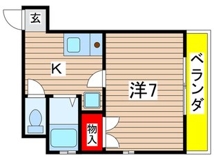 グランパス檀渓の物件間取画像